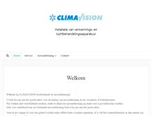Tablet Screenshot of climavision.nl